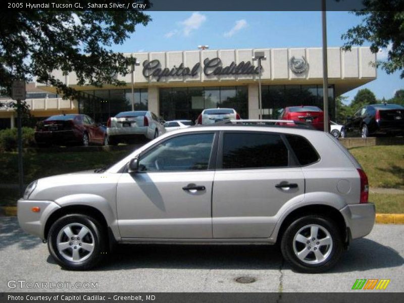 Sahara Silver / Gray 2005 Hyundai Tucson GL