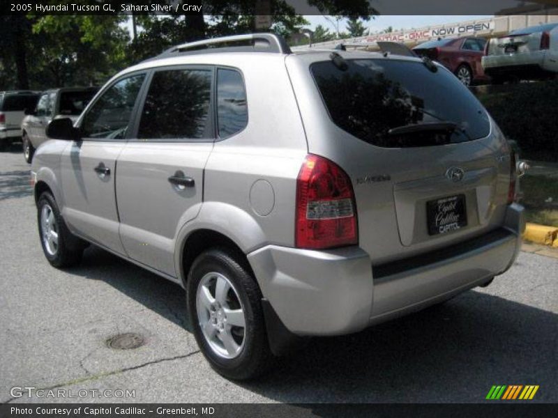 Sahara Silver / Gray 2005 Hyundai Tucson GL