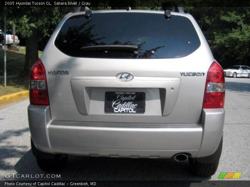 Sahara Silver / Gray 2005 Hyundai Tucson GL