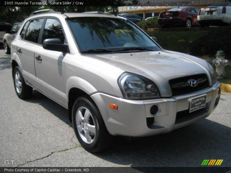 Sahara Silver / Gray 2005 Hyundai Tucson GL