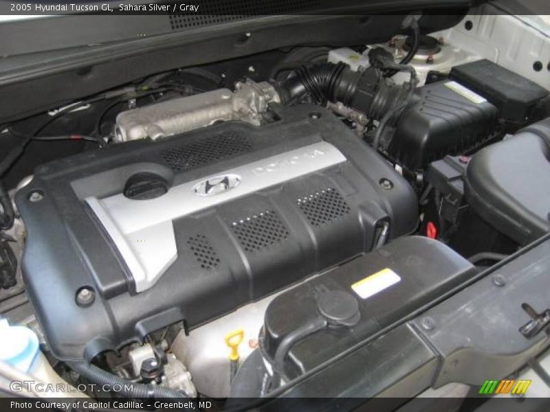 Sahara Silver / Gray 2005 Hyundai Tucson GL