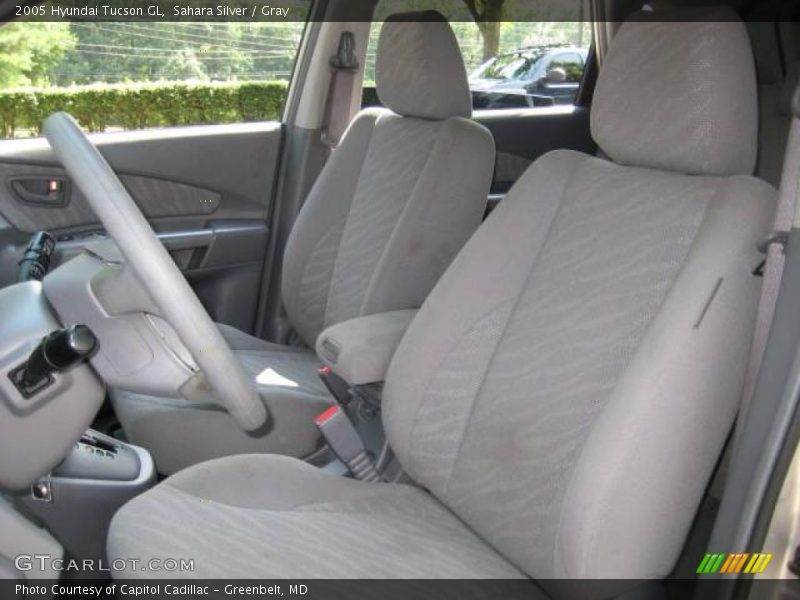 Sahara Silver / Gray 2005 Hyundai Tucson GL