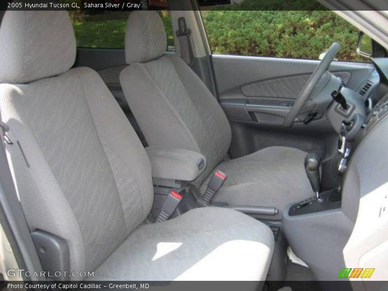 Sahara Silver / Gray 2005 Hyundai Tucson GL