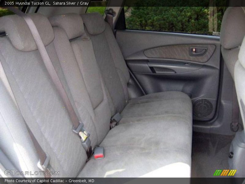 Sahara Silver / Gray 2005 Hyundai Tucson GL