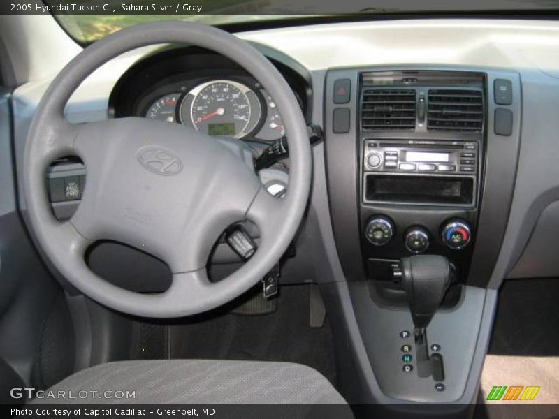 Sahara Silver / Gray 2005 Hyundai Tucson GL