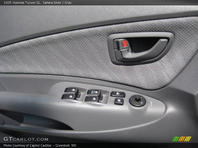 Sahara Silver / Gray 2005 Hyundai Tucson GL