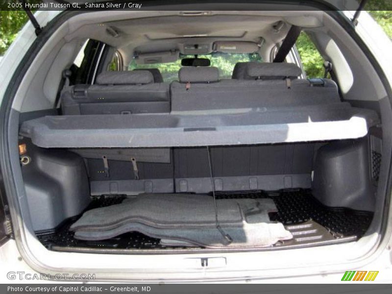 Sahara Silver / Gray 2005 Hyundai Tucson GL