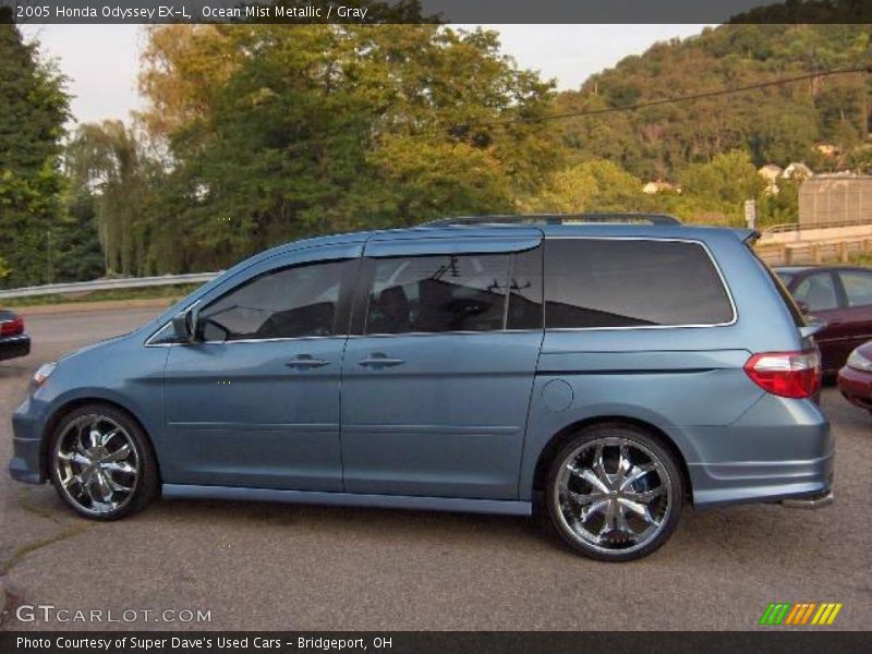 Ocean Mist Metallic / Gray 2005 Honda Odyssey EX-L