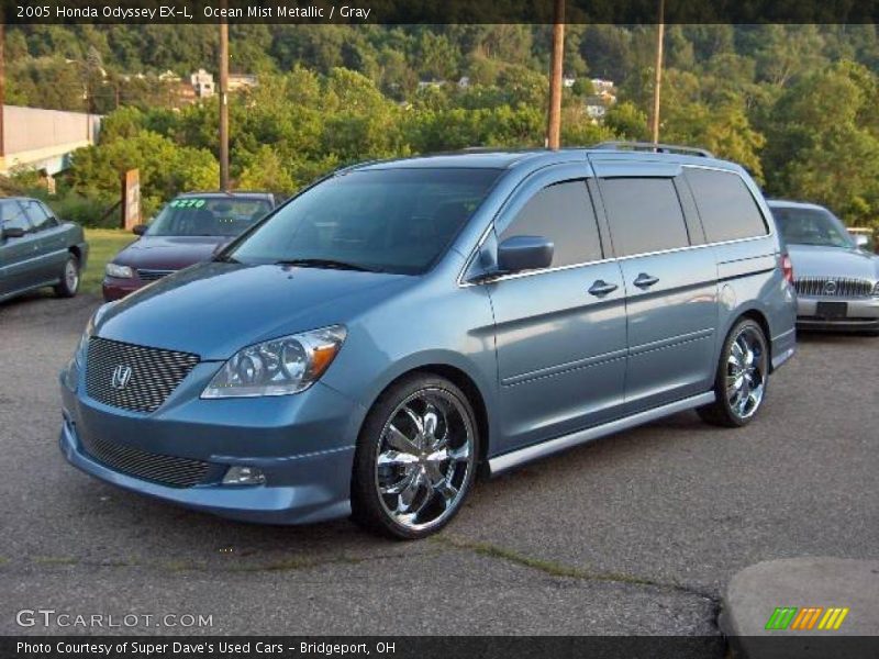 Ocean Mist Metallic / Gray 2005 Honda Odyssey EX-L