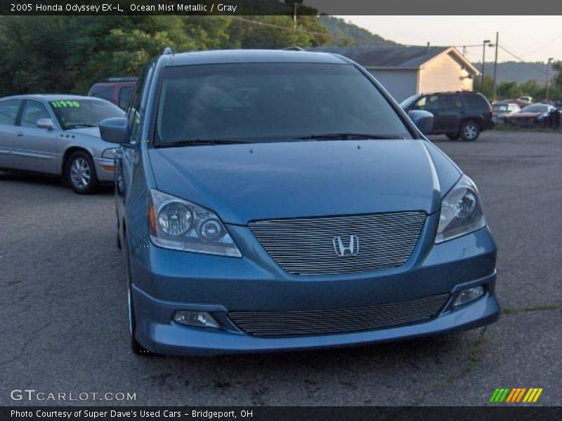 Ocean Mist Metallic / Gray 2005 Honda Odyssey EX-L