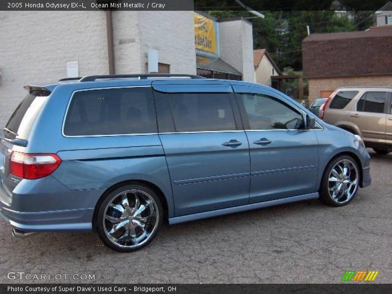 Ocean Mist Metallic / Gray 2005 Honda Odyssey EX-L