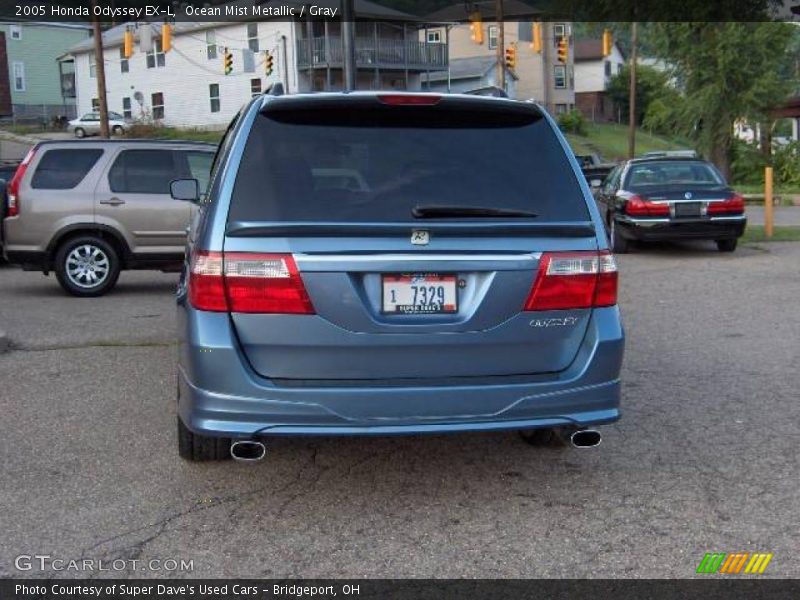 Ocean Mist Metallic / Gray 2005 Honda Odyssey EX-L