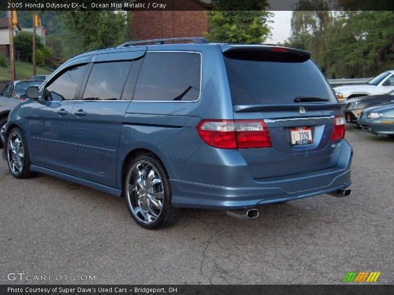 Ocean Mist Metallic / Gray 2005 Honda Odyssey EX-L