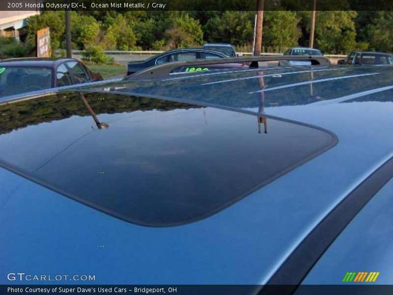 Ocean Mist Metallic / Gray 2005 Honda Odyssey EX-L