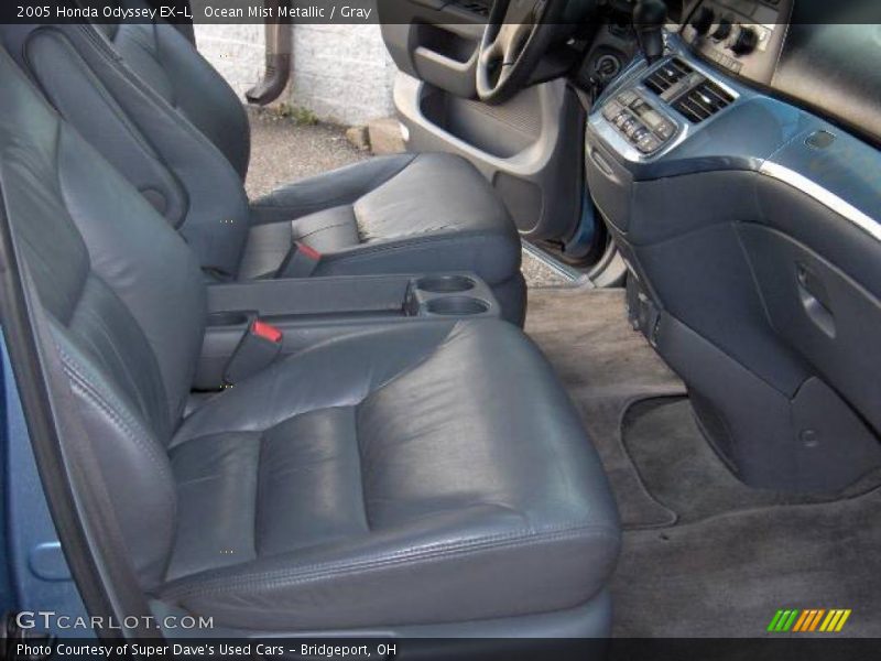 Ocean Mist Metallic / Gray 2005 Honda Odyssey EX-L