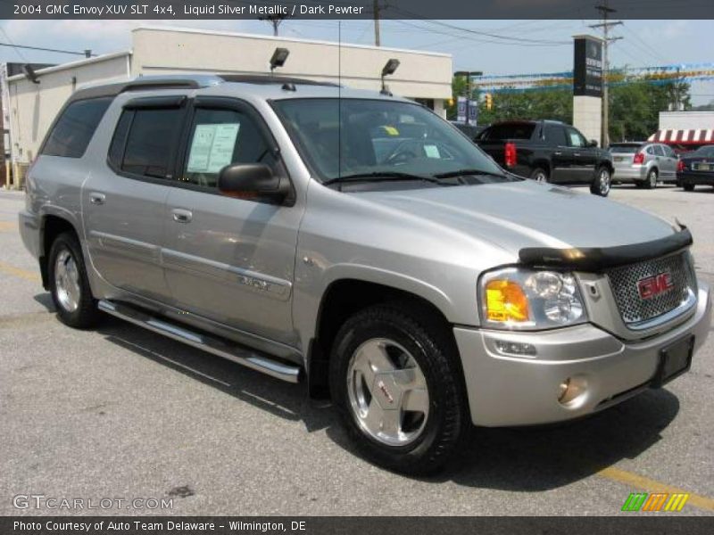 Liquid Silver Metallic / Dark Pewter 2004 GMC Envoy XUV SLT 4x4
