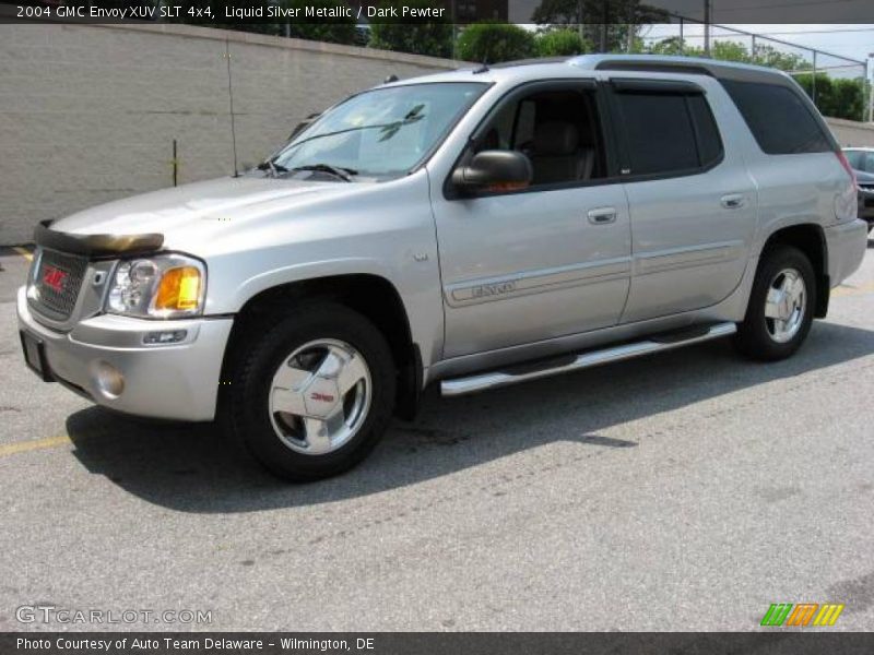Liquid Silver Metallic / Dark Pewter 2004 GMC Envoy XUV SLT 4x4
