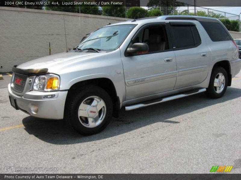 Liquid Silver Metallic / Dark Pewter 2004 GMC Envoy XUV SLT 4x4