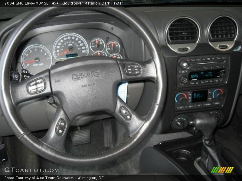 Liquid Silver Metallic / Dark Pewter 2004 GMC Envoy XUV SLT 4x4
