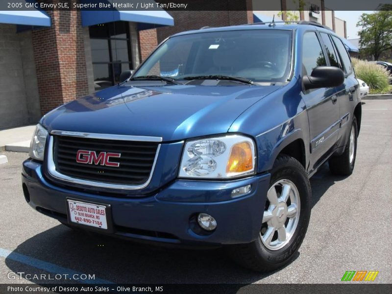 Superior Blue Metallic / Light Tan/Ebony 2005 GMC Envoy SLE