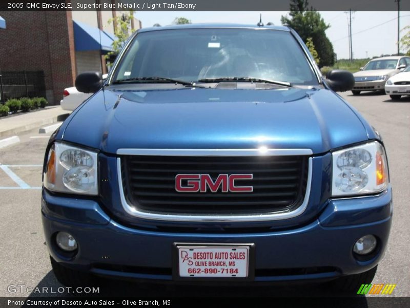 Superior Blue Metallic / Light Tan/Ebony 2005 GMC Envoy SLE