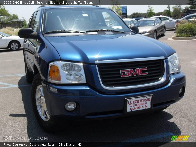 Superior Blue Metallic / Light Tan/Ebony 2005 GMC Envoy SLE