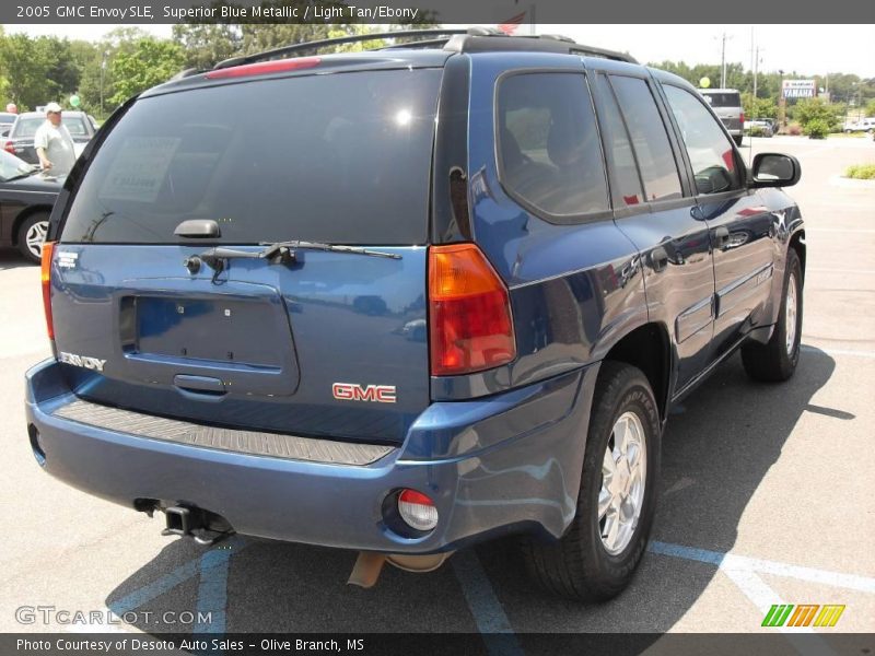 Superior Blue Metallic / Light Tan/Ebony 2005 GMC Envoy SLE
