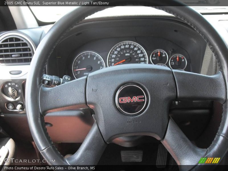 Superior Blue Metallic / Light Tan/Ebony 2005 GMC Envoy SLE