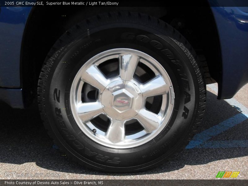 Superior Blue Metallic / Light Tan/Ebony 2005 GMC Envoy SLE