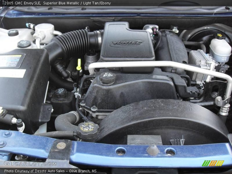 Superior Blue Metallic / Light Tan/Ebony 2005 GMC Envoy SLE