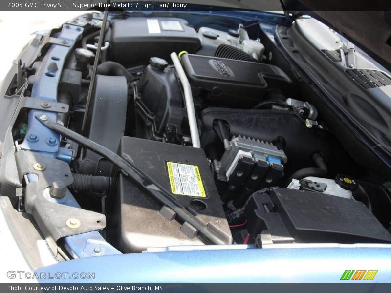 Superior Blue Metallic / Light Tan/Ebony 2005 GMC Envoy SLE