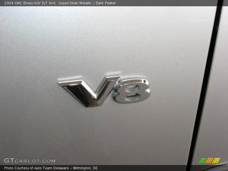 Liquid Silver Metallic / Dark Pewter 2004 GMC Envoy XUV SLT 4x4