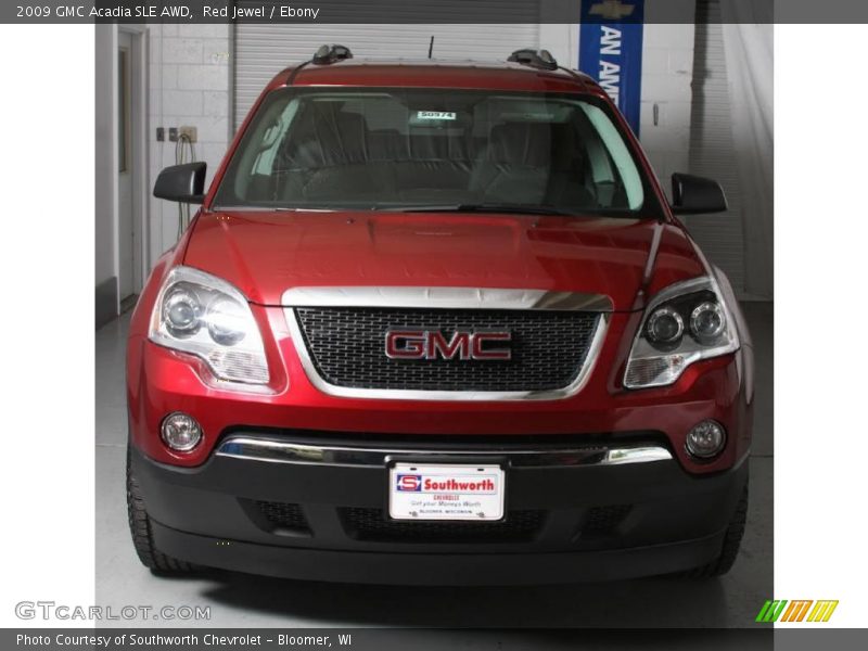 Red Jewel / Ebony 2009 GMC Acadia SLE AWD