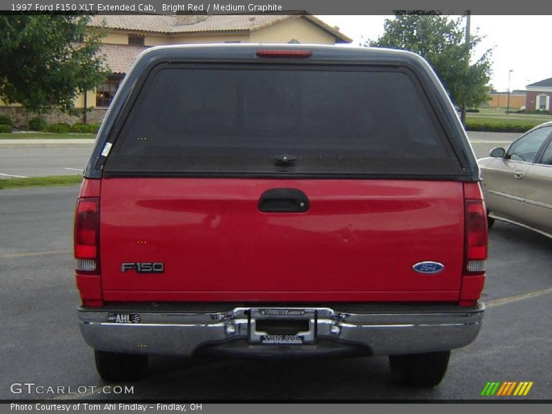 Bright Red / Medium Graphite 1997 Ford F150 XLT Extended Cab