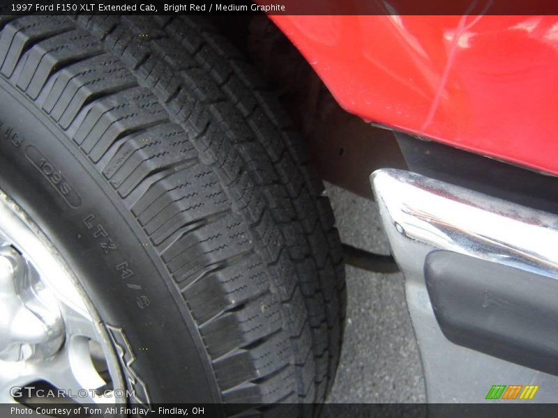 Bright Red / Medium Graphite 1997 Ford F150 XLT Extended Cab