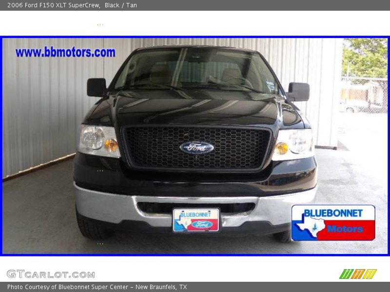 Black / Tan 2006 Ford F150 XLT SuperCrew