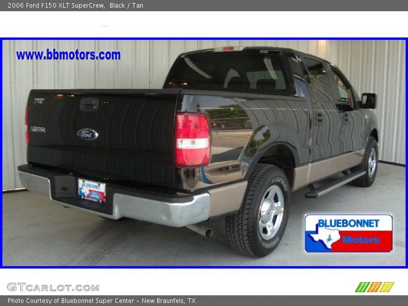 Black / Tan 2006 Ford F150 XLT SuperCrew