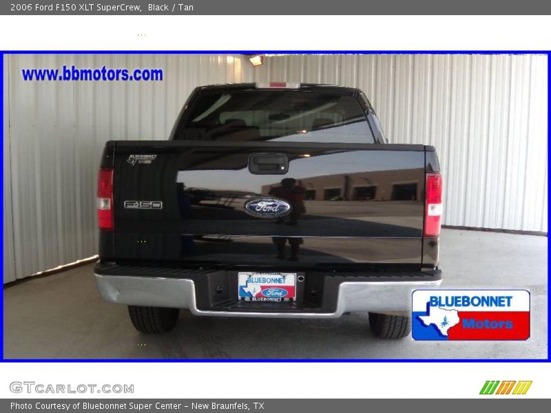 Black / Tan 2006 Ford F150 XLT SuperCrew