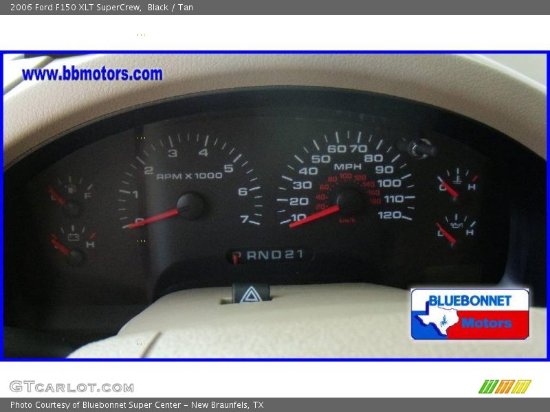 Black / Tan 2006 Ford F150 XLT SuperCrew