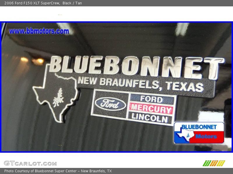 Black / Tan 2006 Ford F150 XLT SuperCrew