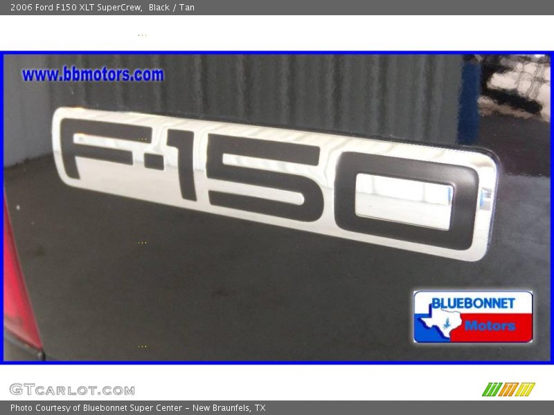 Black / Tan 2006 Ford F150 XLT SuperCrew