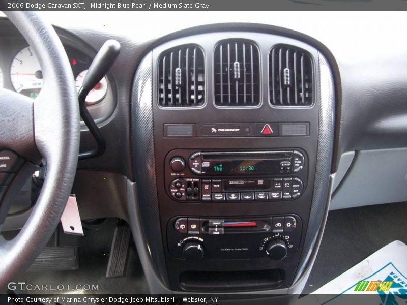 Midnight Blue Pearl / Medium Slate Gray 2006 Dodge Caravan SXT
