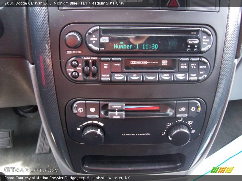 Midnight Blue Pearl / Medium Slate Gray 2006 Dodge Caravan SXT