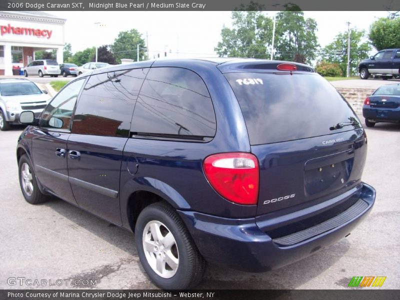 Midnight Blue Pearl / Medium Slate Gray 2006 Dodge Caravan SXT