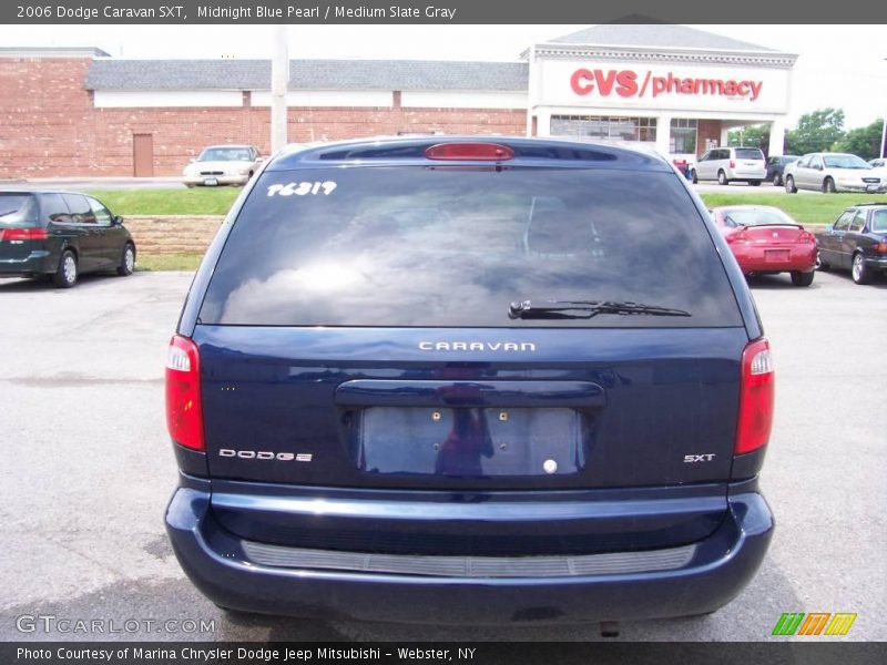 Midnight Blue Pearl / Medium Slate Gray 2006 Dodge Caravan SXT