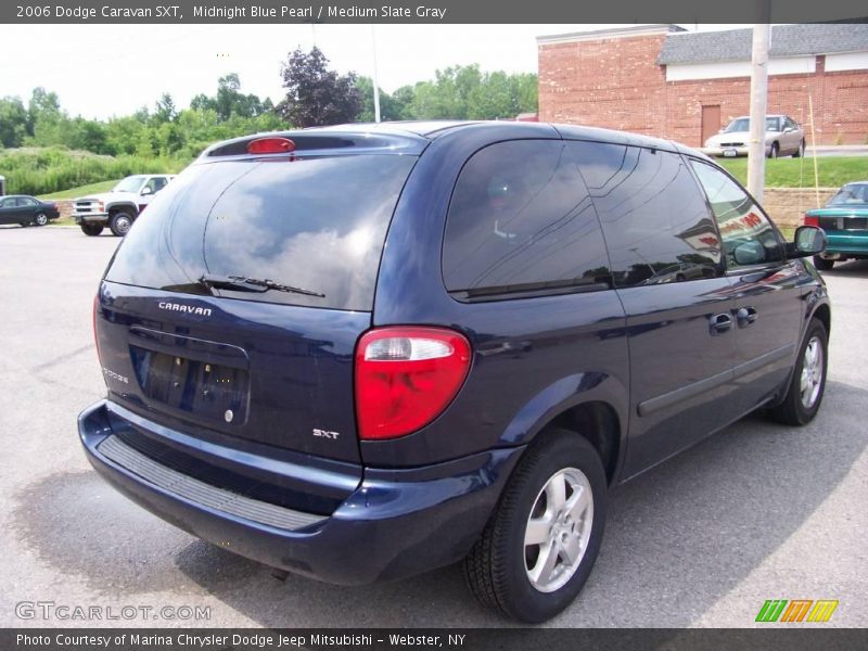 Midnight Blue Pearl / Medium Slate Gray 2006 Dodge Caravan SXT