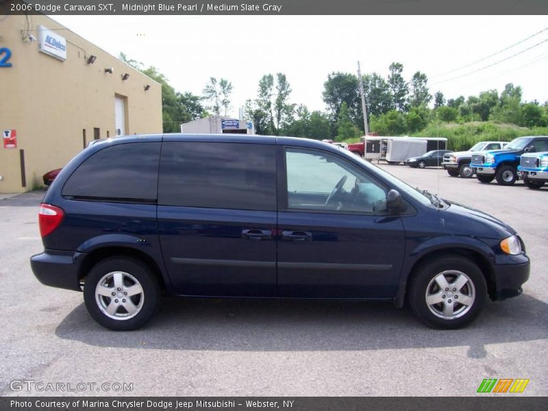 Midnight Blue Pearl / Medium Slate Gray 2006 Dodge Caravan SXT