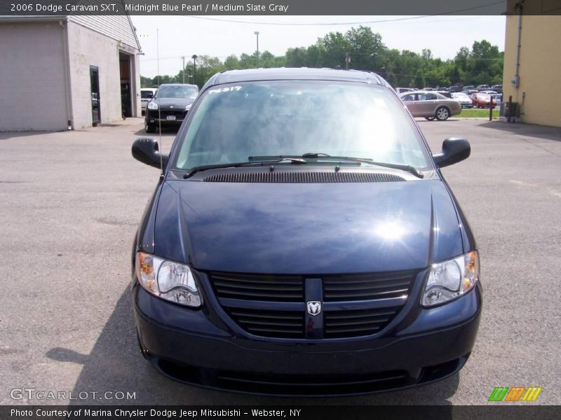 Midnight Blue Pearl / Medium Slate Gray 2006 Dodge Caravan SXT
