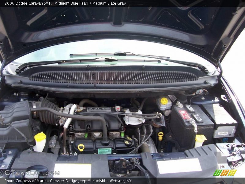 Midnight Blue Pearl / Medium Slate Gray 2006 Dodge Caravan SXT