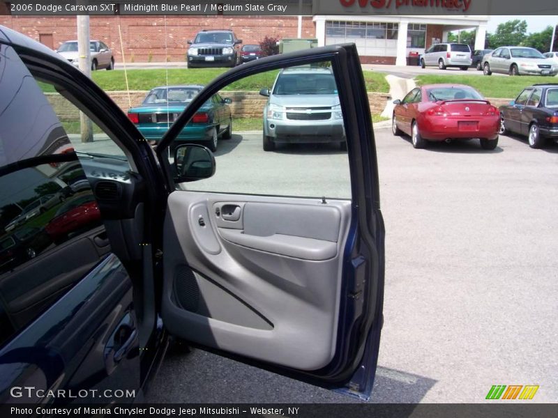 Midnight Blue Pearl / Medium Slate Gray 2006 Dodge Caravan SXT